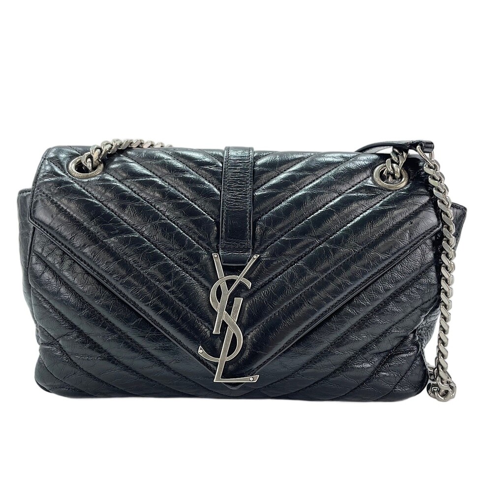 Auth Yves Saint Laurent Leather #311433Y12B